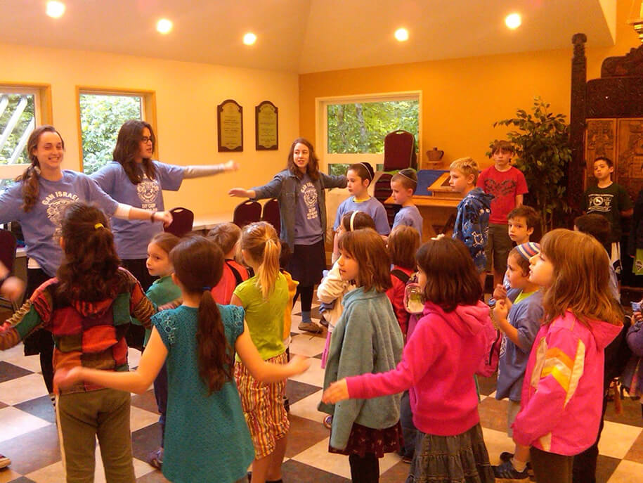 children enjoying camp activities
